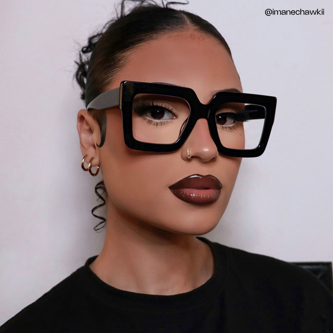 Brandon Square Black Frames and Prescription Glasses | ZEELOOL6