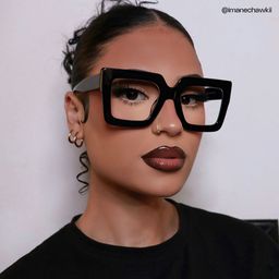 Brandon Black Square Glasses6