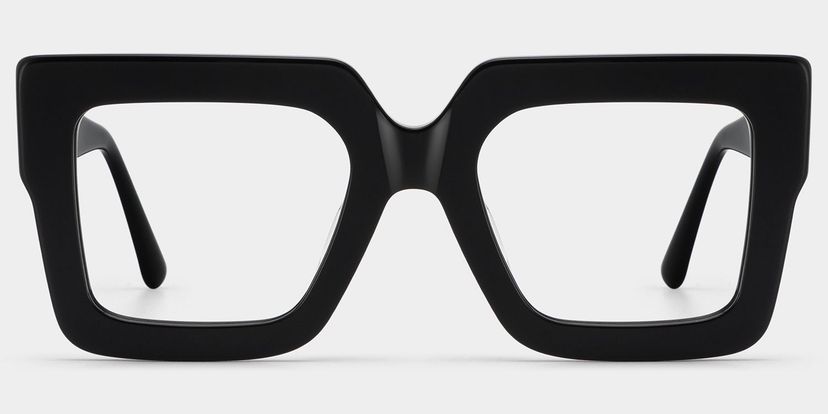 Brandon Black Square Glasses