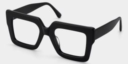 Brandon Black Square Glasses3