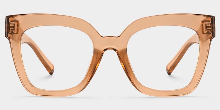 Malcolm Beige Square Glasses