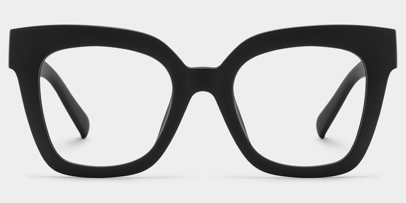Malcolm Black Square Glasses