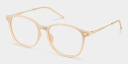 Greene Beige Square Glasses3