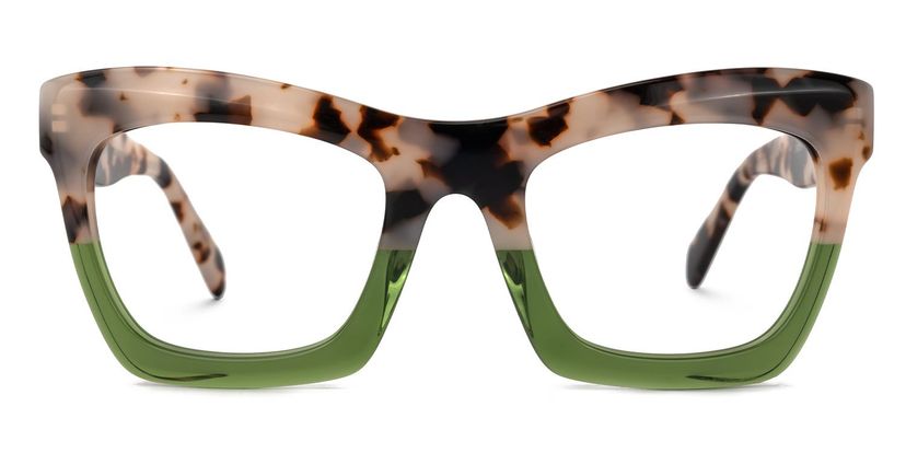 Benitez Two-Tone Square Glasses