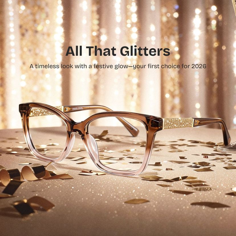 Finnian Brown Butterfly Glasses