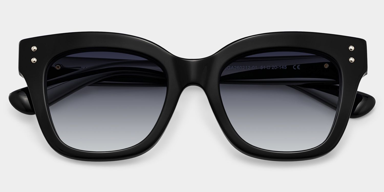 Stella Butterfly Black Sunglasses for Women & Men | ZEELOOL CA1