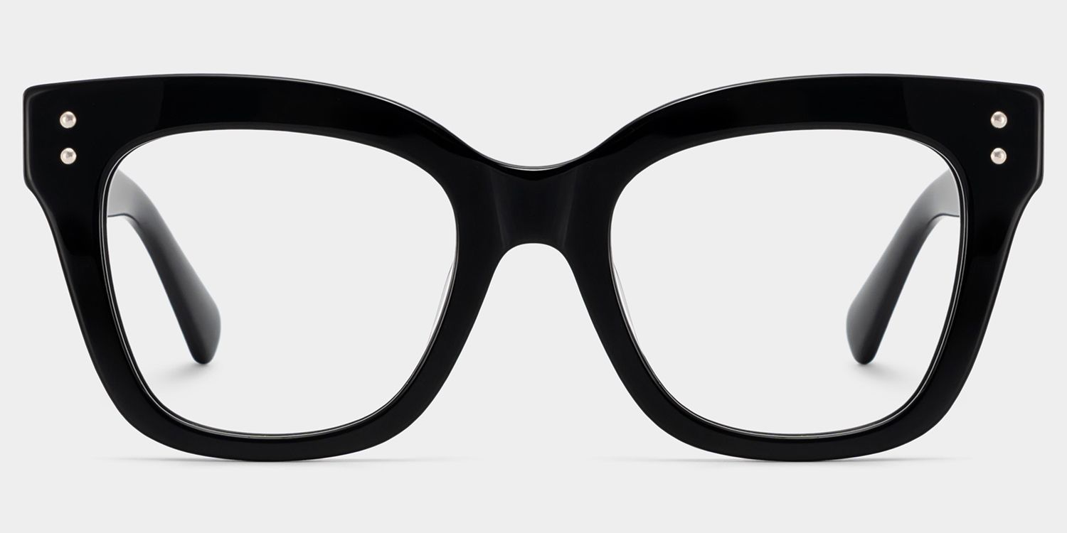 Chunky Black Butterfly Stella Frame Glasses | ZEELOOL0