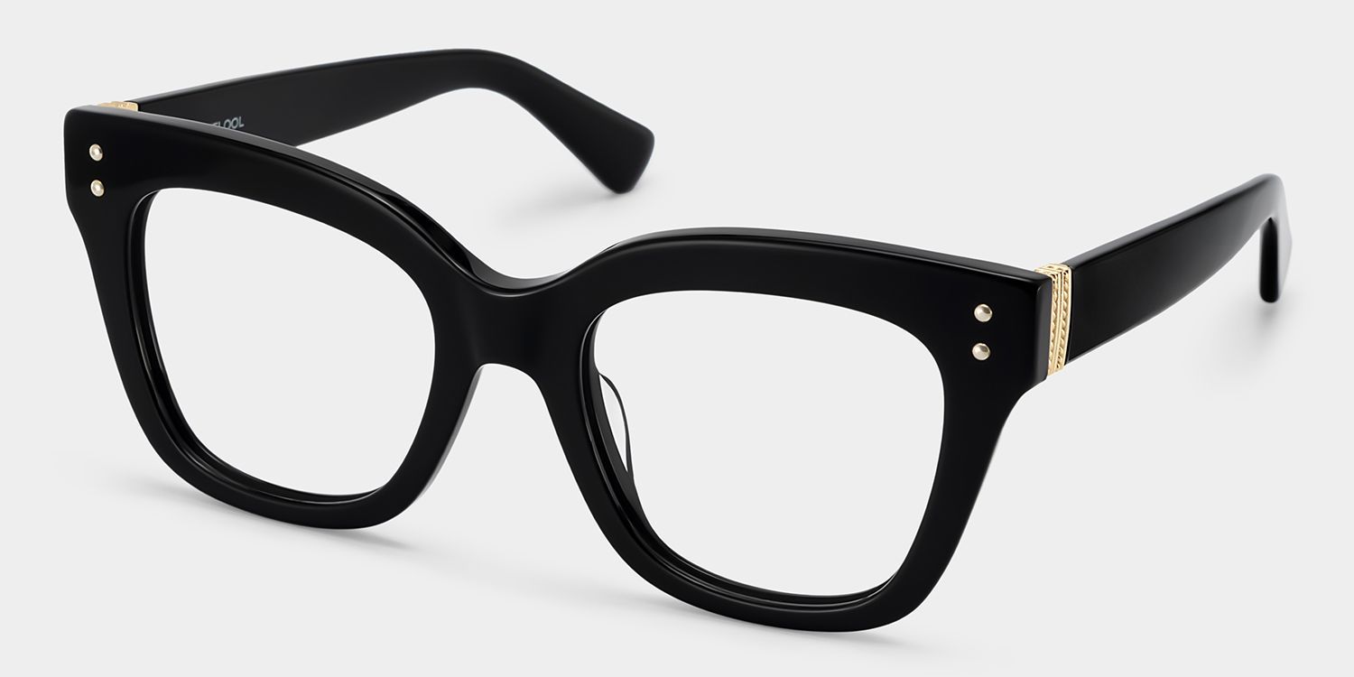 Chunky Black Butterfly Stella Frame Glasses | ZEELOOL2