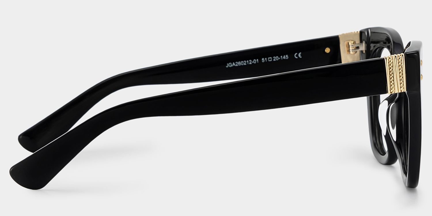 Chunky Black Butterfly Stella Frame Glasses | ZEELOOL3