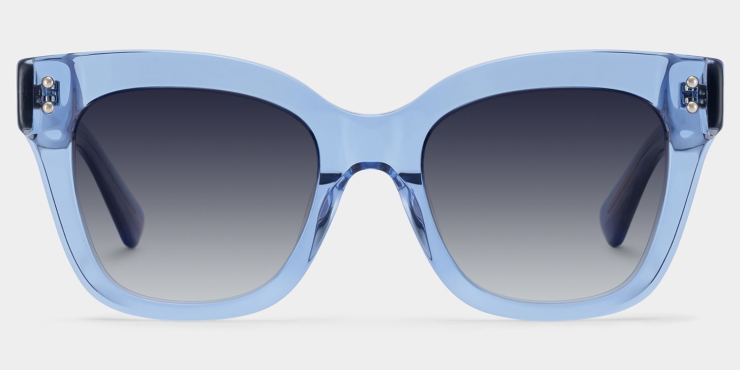Stella Butterfly Blue Full Rim Sunglasses | ZEELOOL CA0