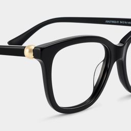 Isabella Black Square Glasses5