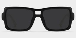 Nora Black Aviator Sunglasses0