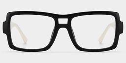 Nora Black Aviator Glasses0