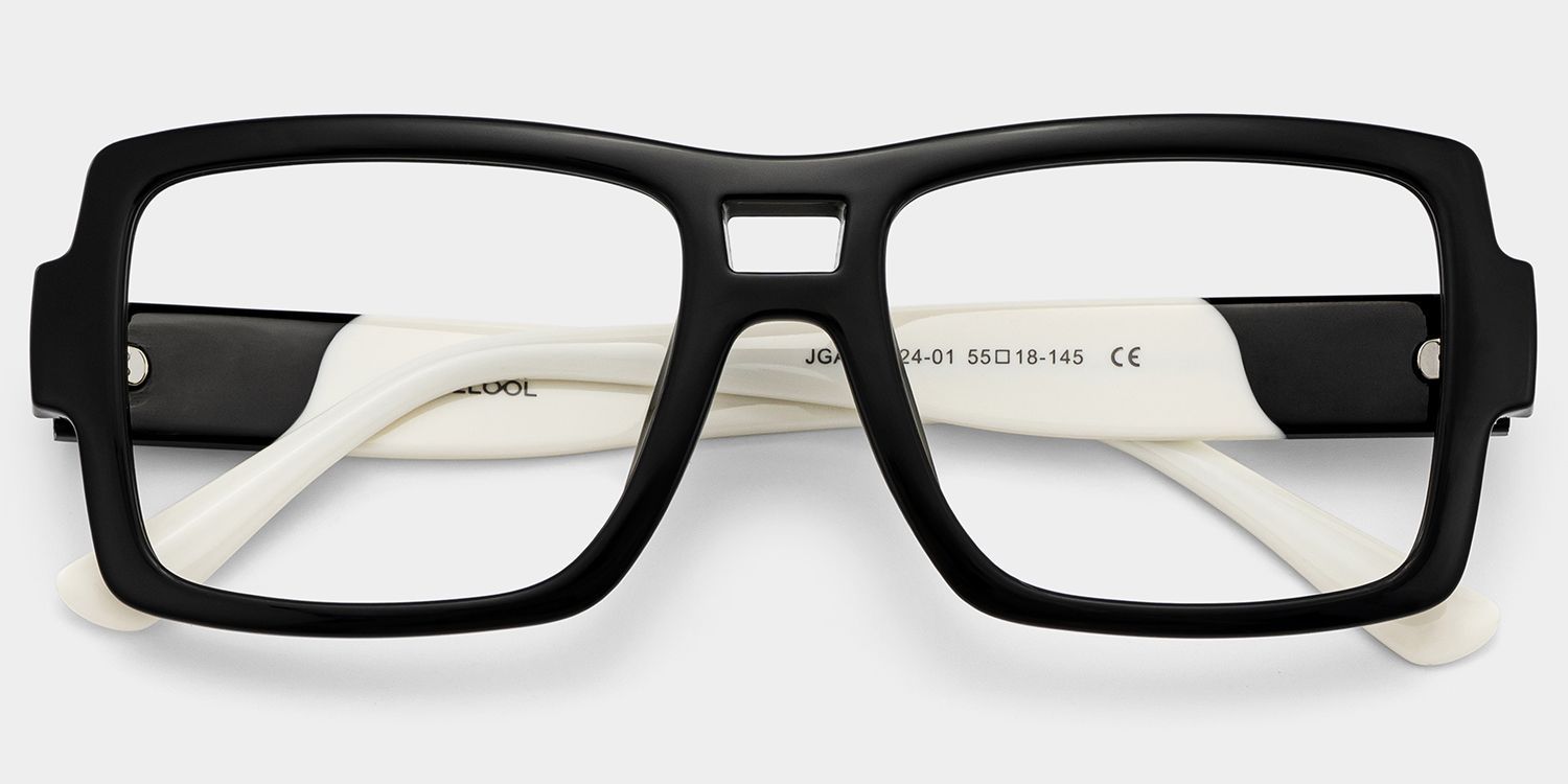 Nora Aviator Black Frame Glasses for Women | ZEELOOL1