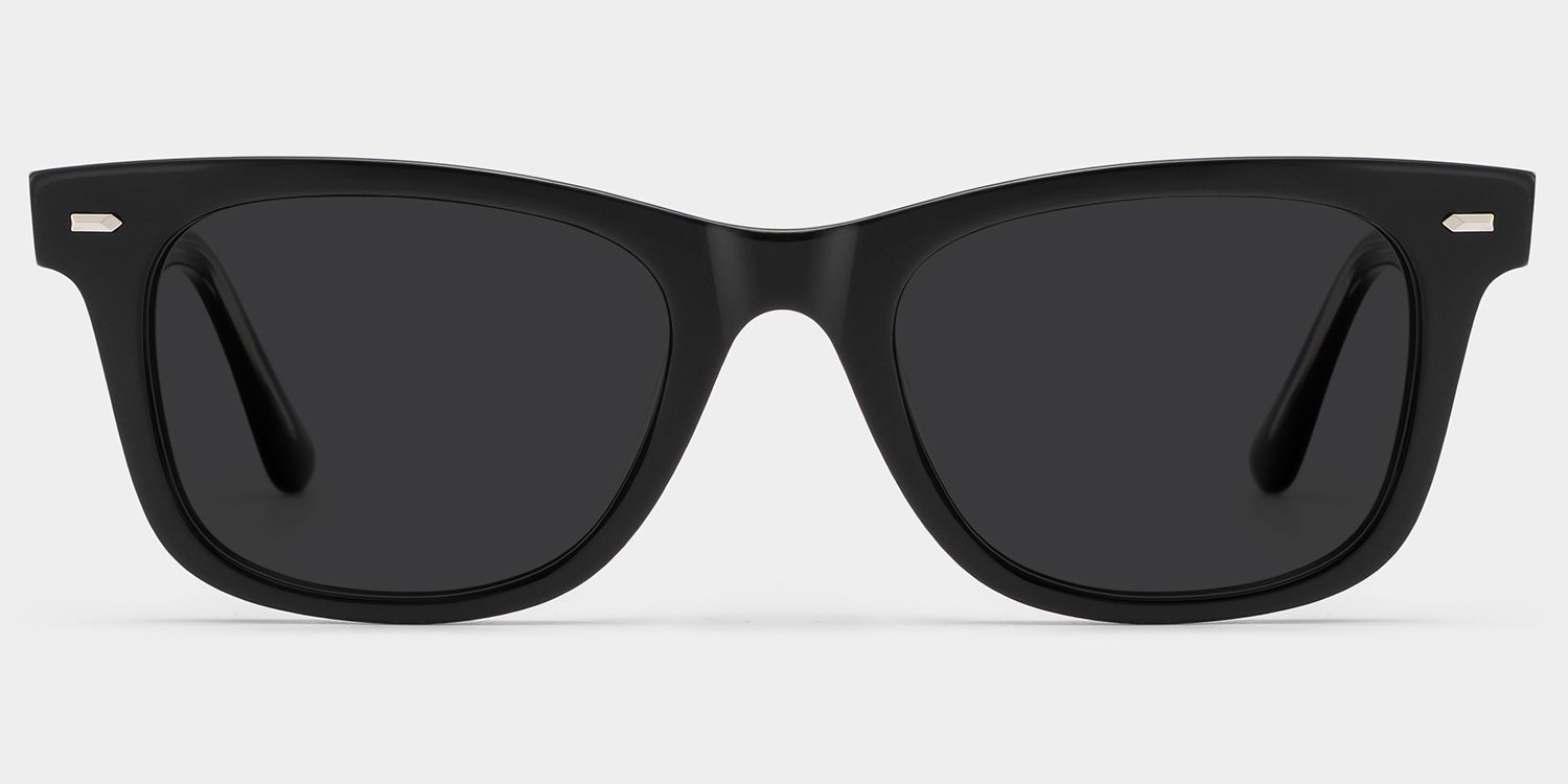 Robert Acetate Black Frame Sunglasses | ZEELOOL CA0