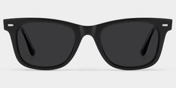 Robert Black Rectangle Sunglasses0