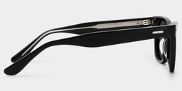 Robert Black Rectangle Sunglasses3
