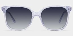 Caroline Clear Square Sunglasses0