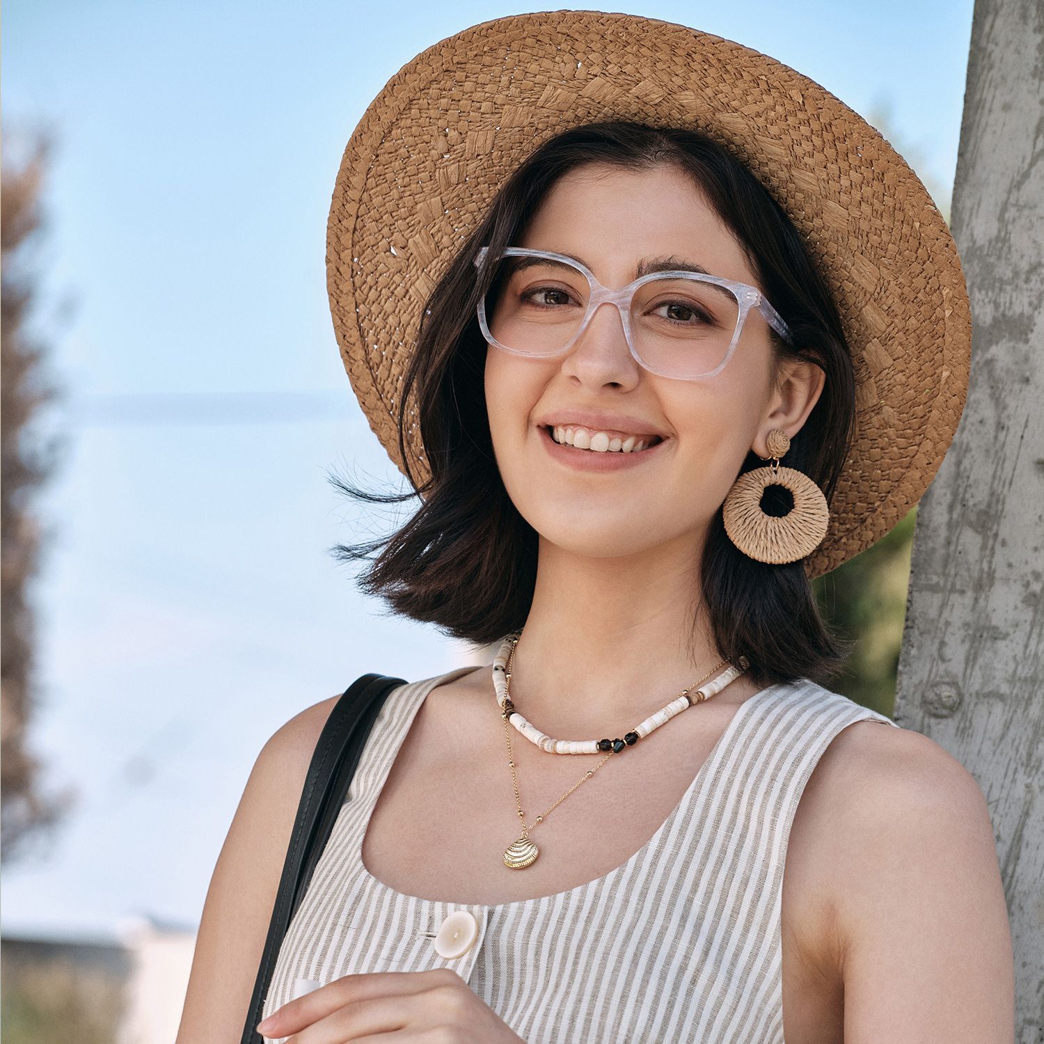 Shop Caroline Clear Square Eyeglass Frame | ZEELOOL6