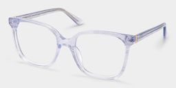 Caroline Clear Square Glasses2