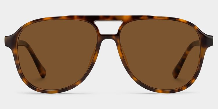 Luna Tortoise Aviator Sunglasses