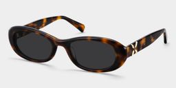 Catherine Tortoise Oval Sunglasses2