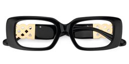 Jonas Black Rectangle Glasses2
