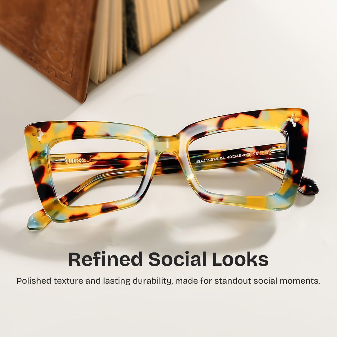 Kairos Cat-eye Acetate Tortoise Eyeglasses | Zeelool0