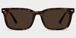 Patrick Tortoise Rectangle Sunglasses0