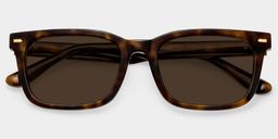 Patrick Tortoise Rectangle Sunglasses1