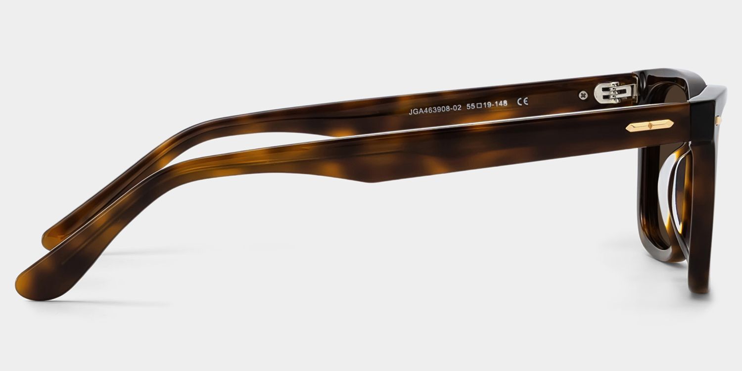 Patrick Tortoise Rectangle Polarized Sunglasses for Driving | ZEELOOL CA3