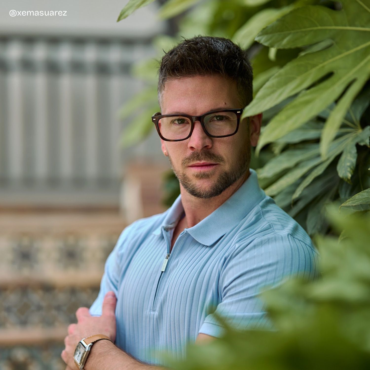 Patrick Tortoise Rectangle Eyeglasses for Men | ZEELOOL7