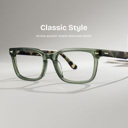 Patrick Green Rectangle Glasses0