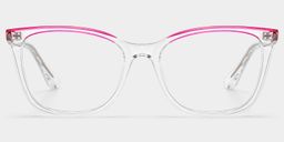 Margaret Clear Cat eye Glasses1