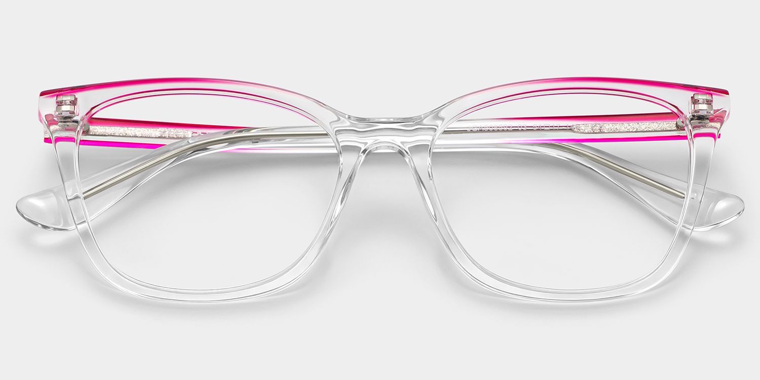 Margaret Cat Eye Clear Color Frame Glasses Online | ZEELOOL2