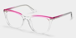 Margaret Clear Cat eye Glasses3