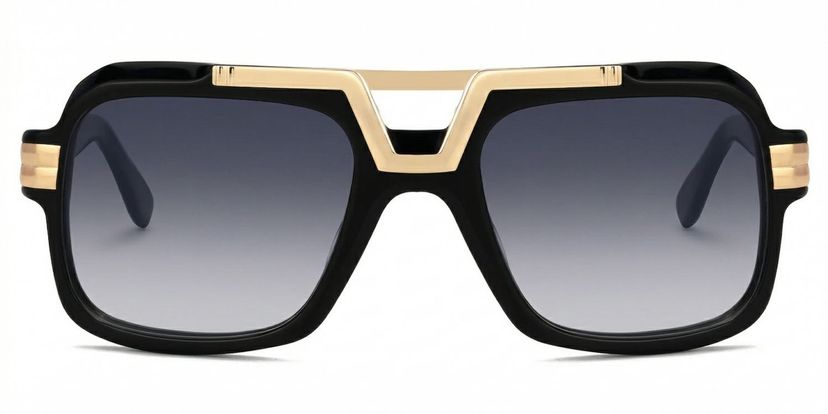 Croswell Black Aviator Sunglasses