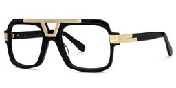 Croswell Black Aviator Glasses1