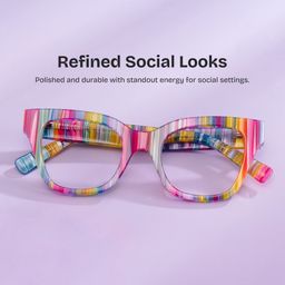 Nereyda Multicolor Cat eye Glasses5