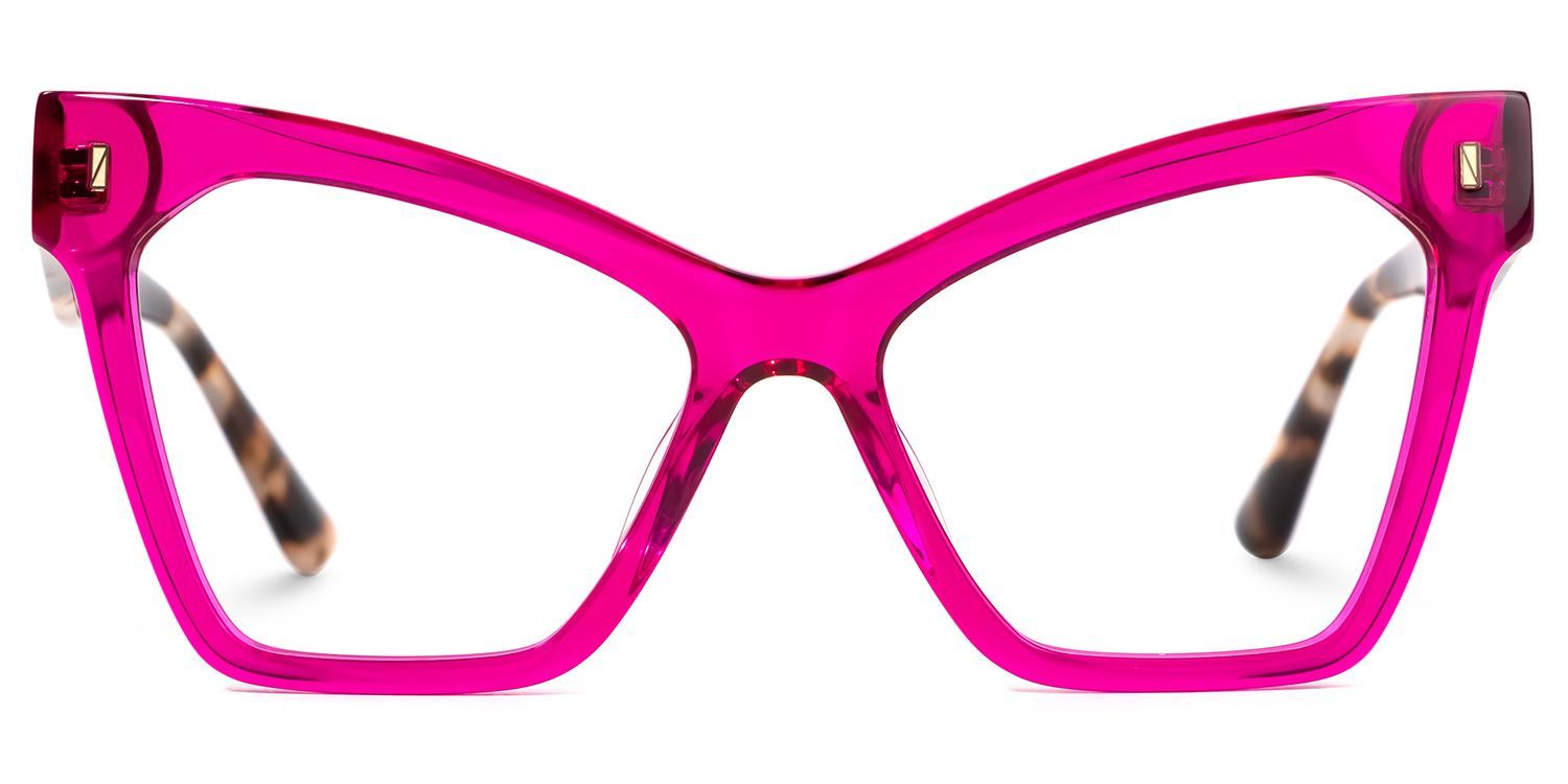 Senica Cateye Purple Glasses — Modern Acetate Frames | ZEELOOL1