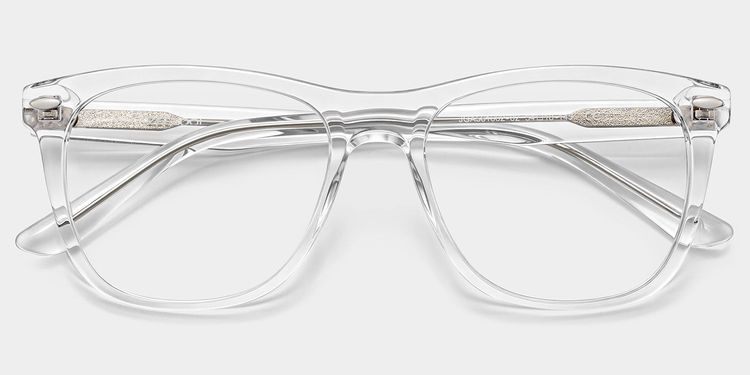 Atlas Clear Rectangle Glasses