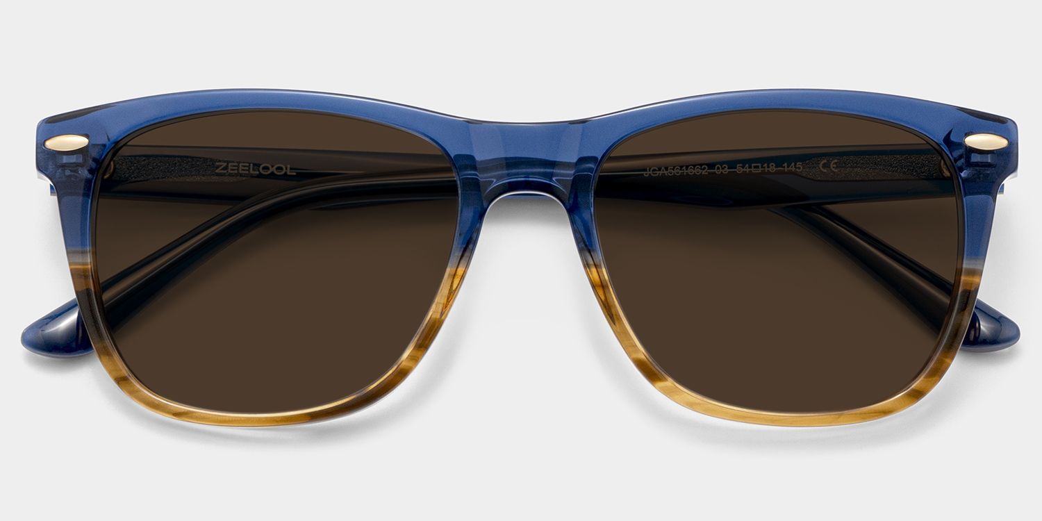 Atlas Acetate Two-Tone Frame Sunglasses | ZEELOOL CA1