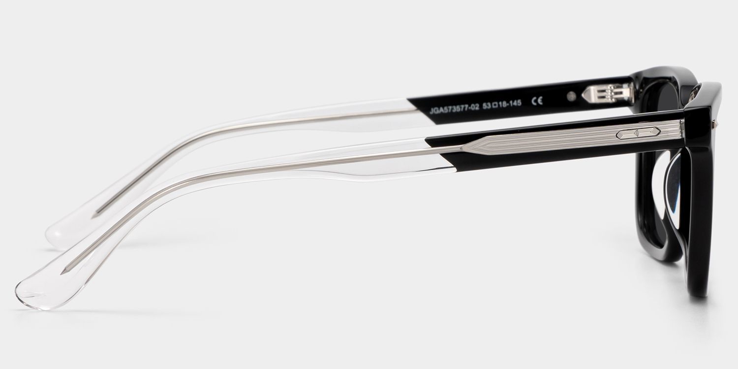 George Black Frame Sunglasses with Rectangle Style | ZEELOOL CA3