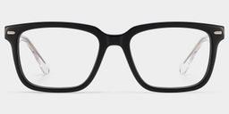 George Black Rectangle Glasses1