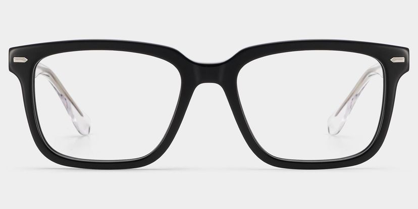 George Black Rectangle Glasses