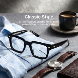 Benjamin Black Rectangle Glasses0