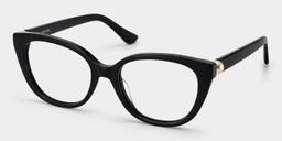 Charlotte Black Cat eye Glasses2