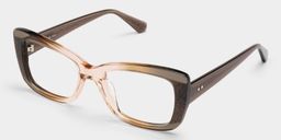 Leona Brown Rectangle Glasses3