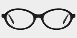 Everly Black Oval Glasses3