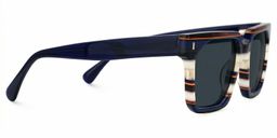 Laguer Blue Rectangle Sunglasses3